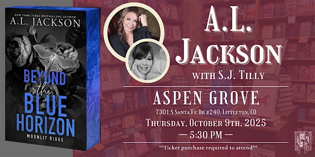 A.L. Jackson with SJ Tilly Live at Tattered Cover Aspen Grove