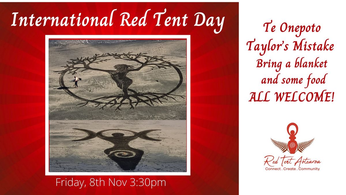 International Red Tent Day- Gathering at the Beach!