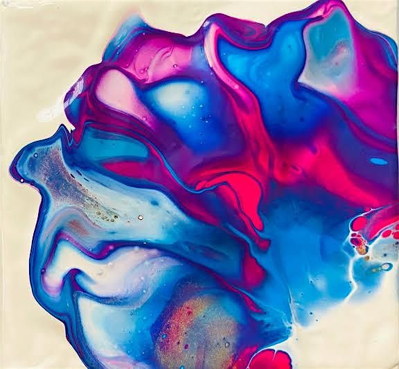 Fluid Art Workshop- Pour Paint & Sip