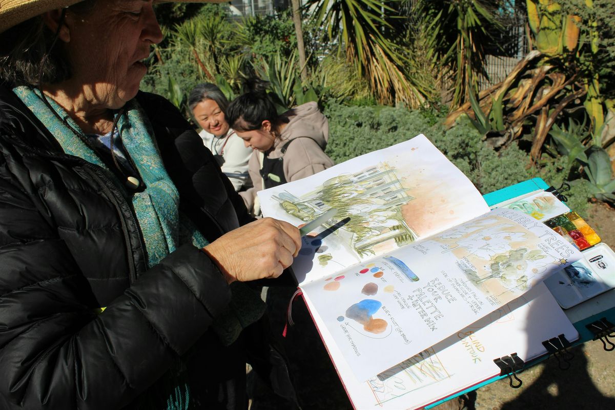 Guided Urban Sketching with Cathy Raingarden