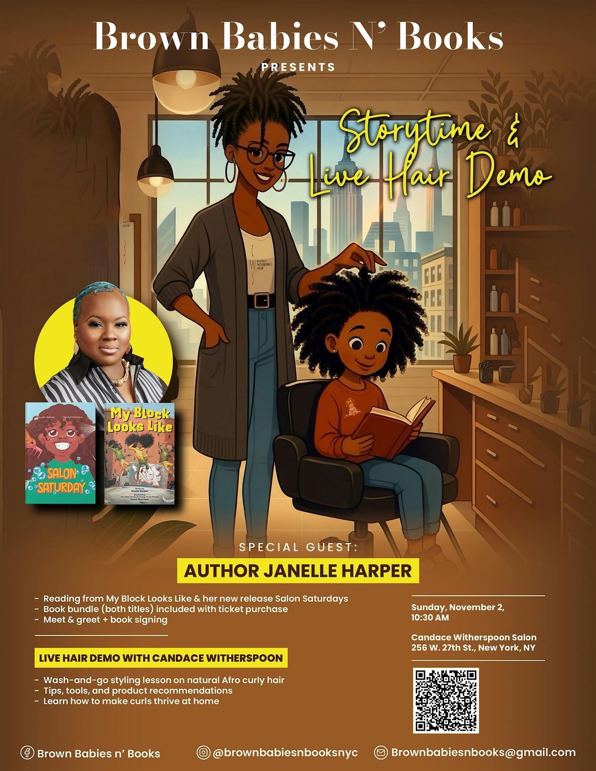 Brown Babies n\u2019 Books Candace Witherspoon Salon
