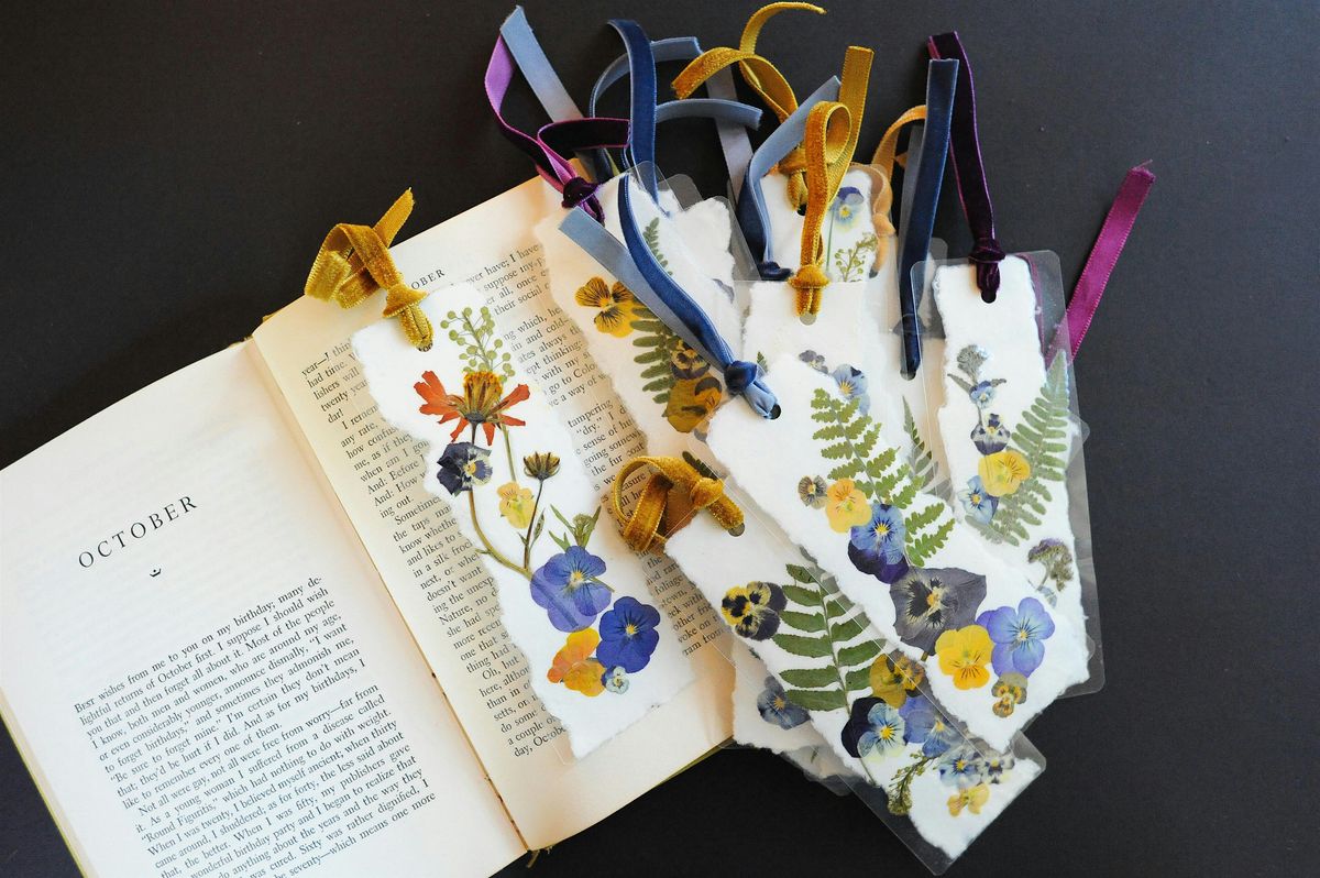 IMPRESS ME: A Pressed Flower Bookmark Workshop by Wildly Impressed