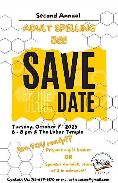 Second Annual Adult Spelling Bee