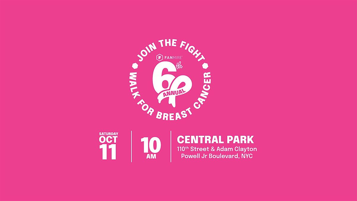 Fanmire's 6th Annual Walk for Breast Cancer
