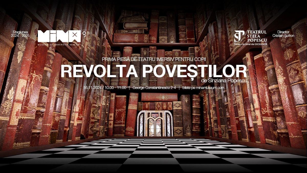 Revolta pove\u0219tilor, teatru imersiv, la MINA, Museum of Immersive New Art