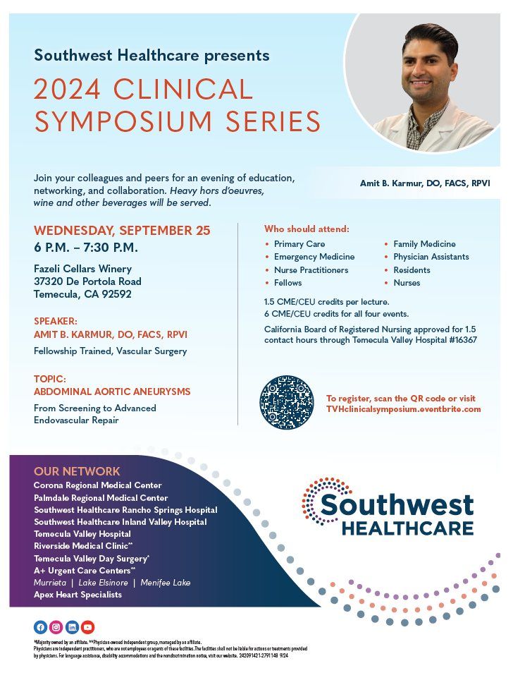 Southwest Healthcare 2024 Clinical Symposium Series