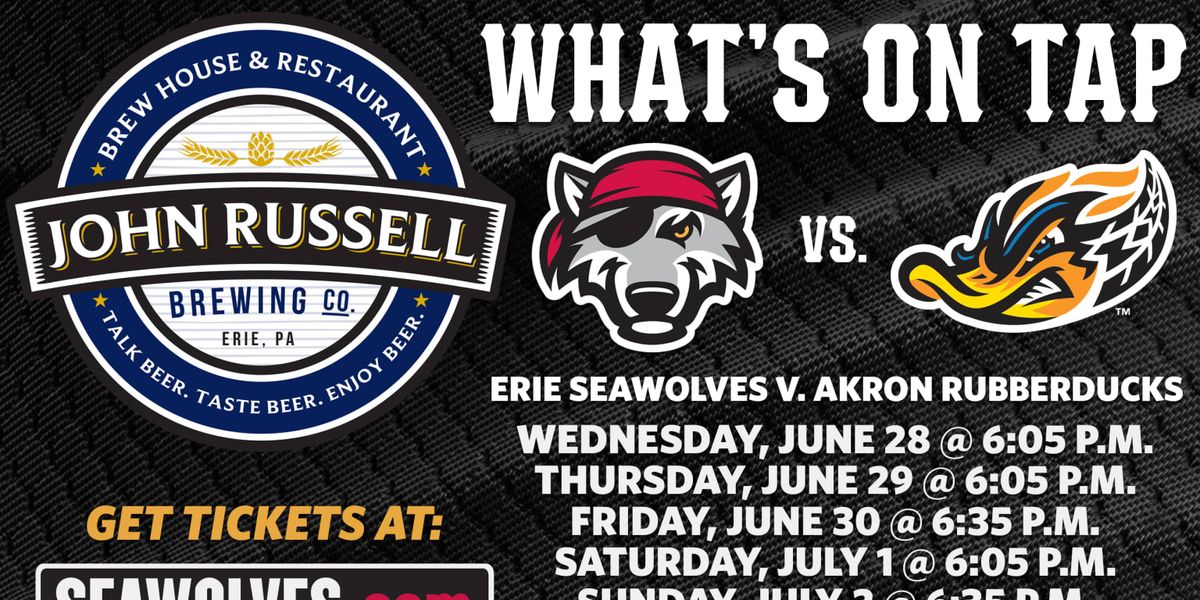 Akron RubberDucks at Erie SeaWolves at UPMC Park