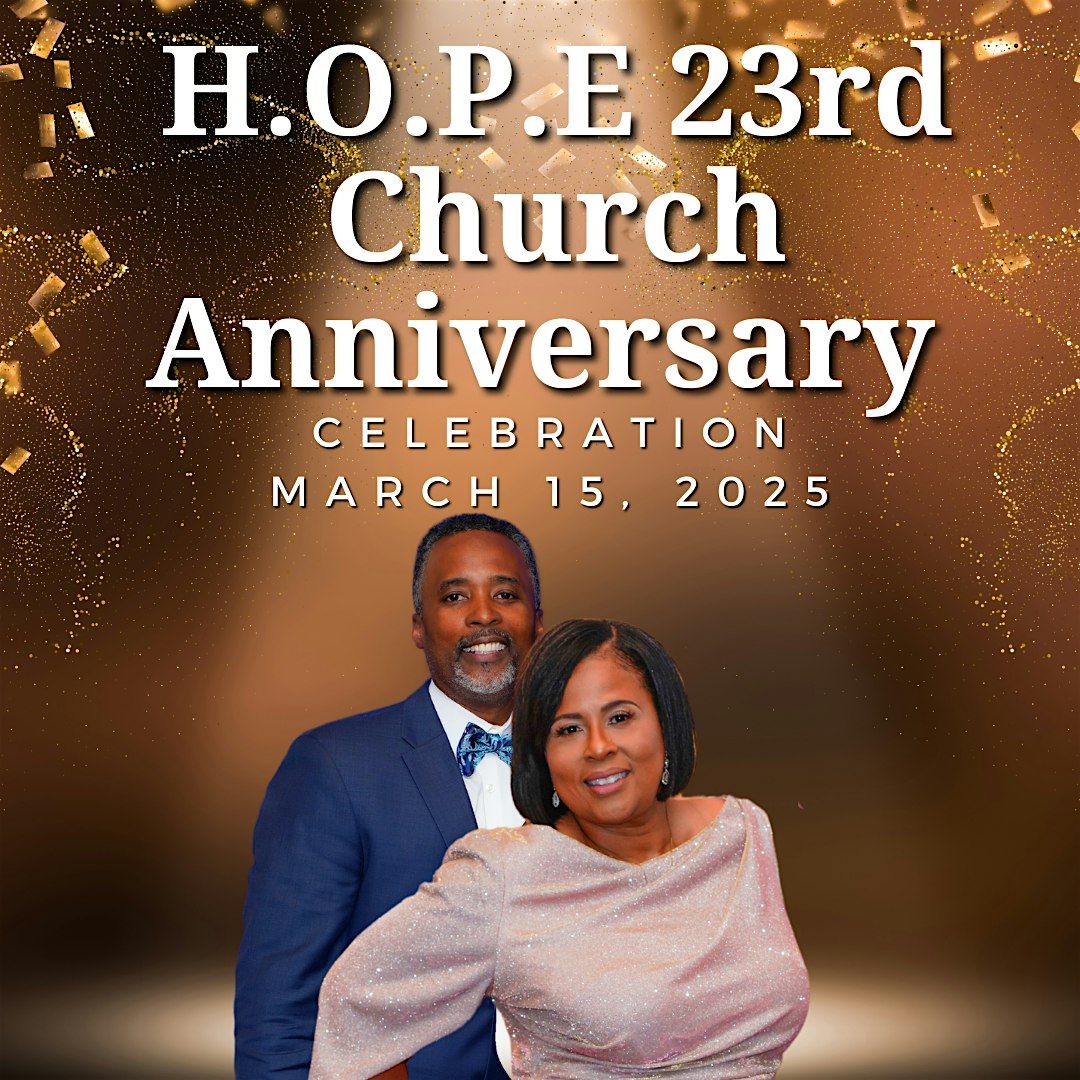 HOPE CHURCH 23rd  ANNIVERSARY