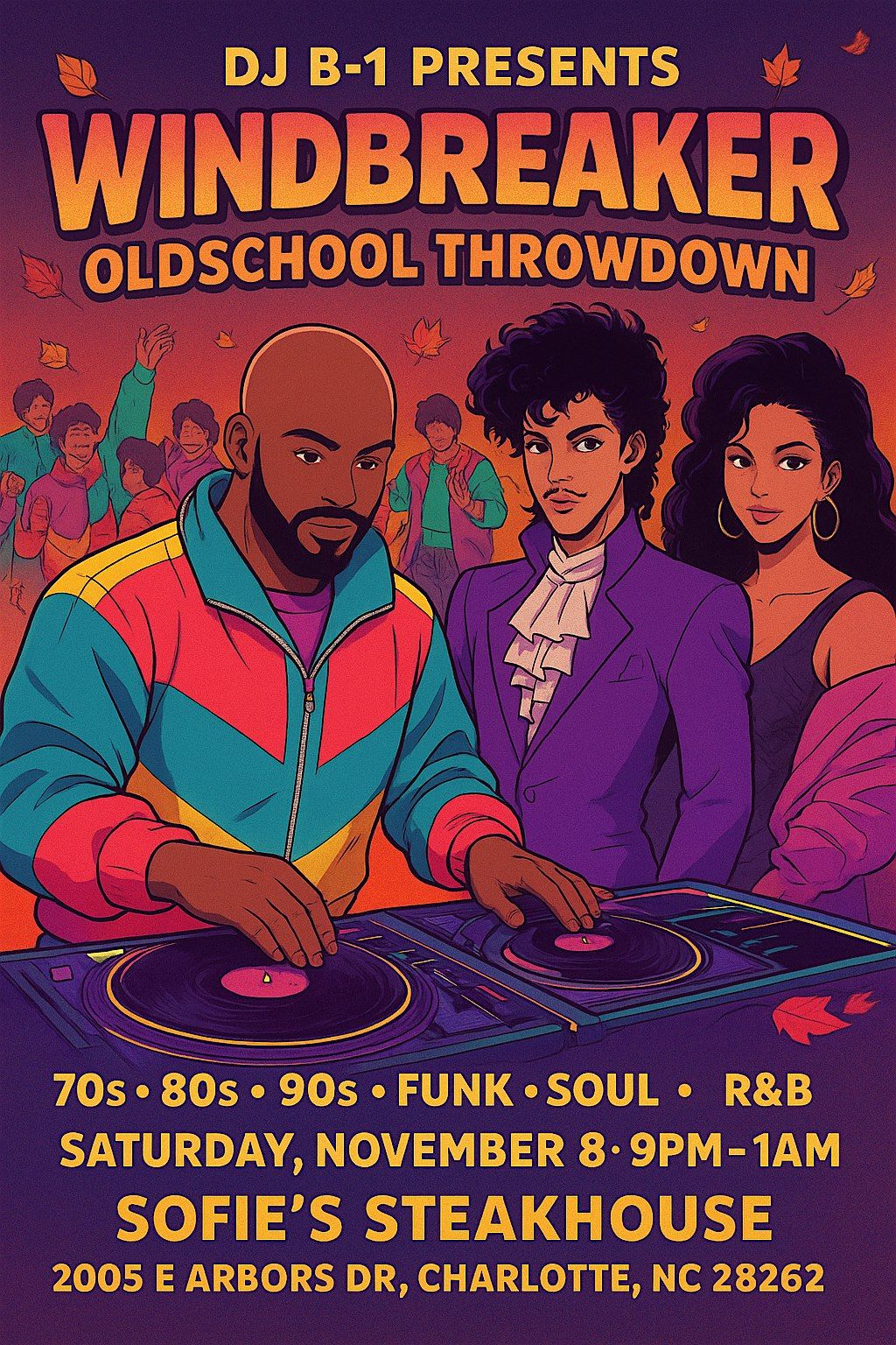 DJ B-1 PRESENTS WIndbreaker Oldschool Throwdown  Edition