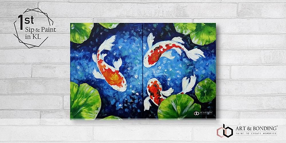 Sip & Paint Date Night : Koi Fish