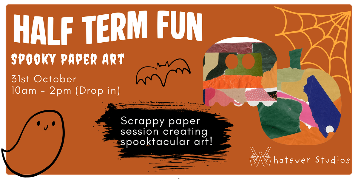 Half Term Fun - Spooky paper art