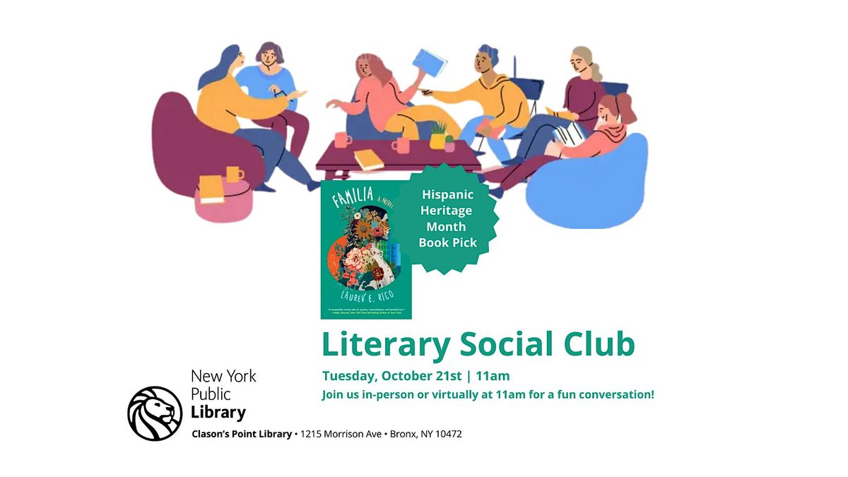 Literary Social Club: Familia by Lauren E. Rico