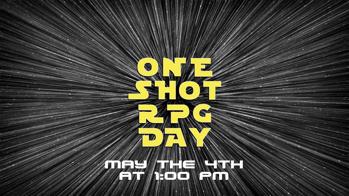 May One-Shot RPG Day