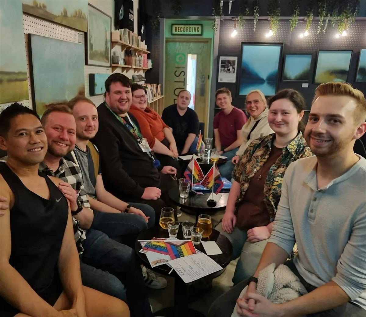 LGBTQ+ caf\u00e9 evening at Metronome Life