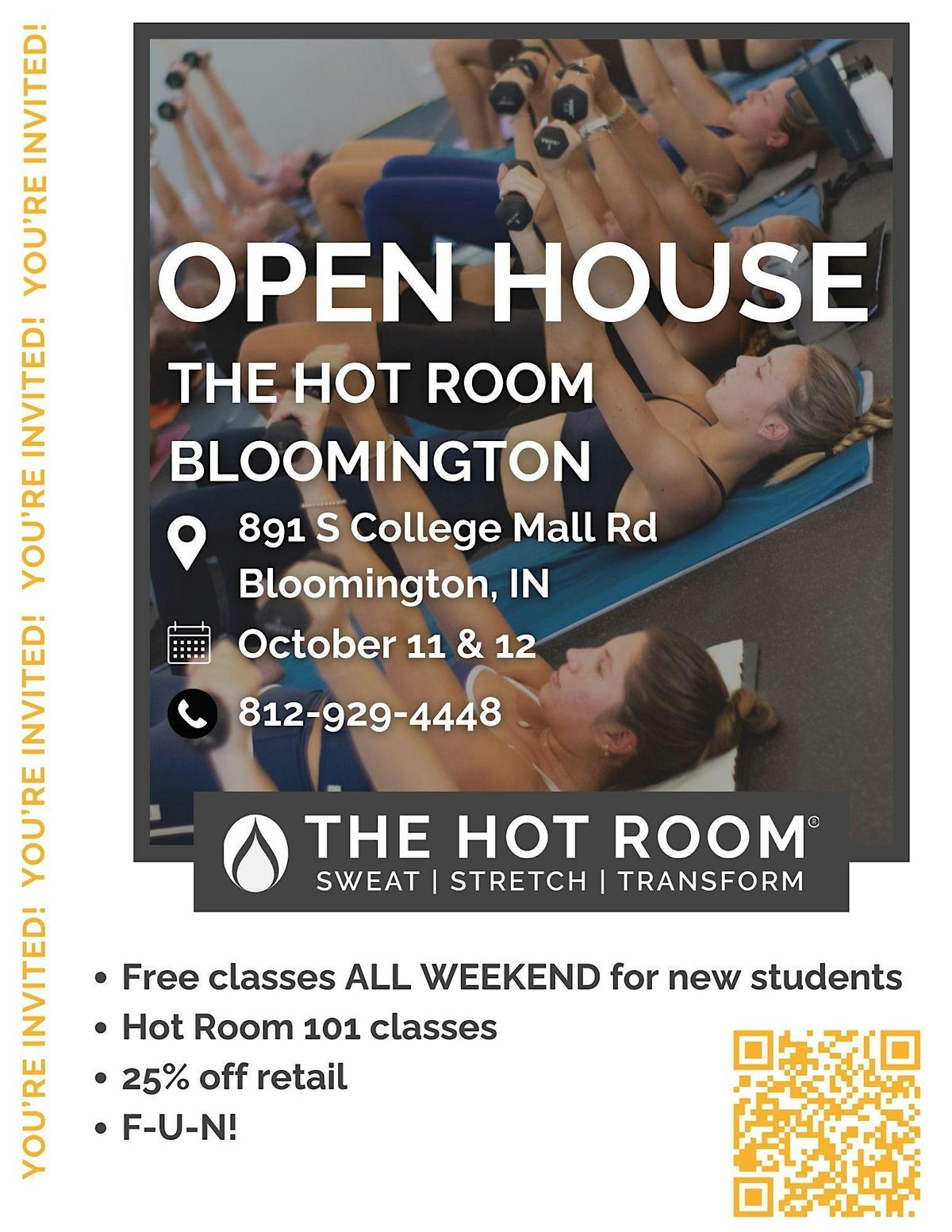 The Hot Room Bloomington Open House