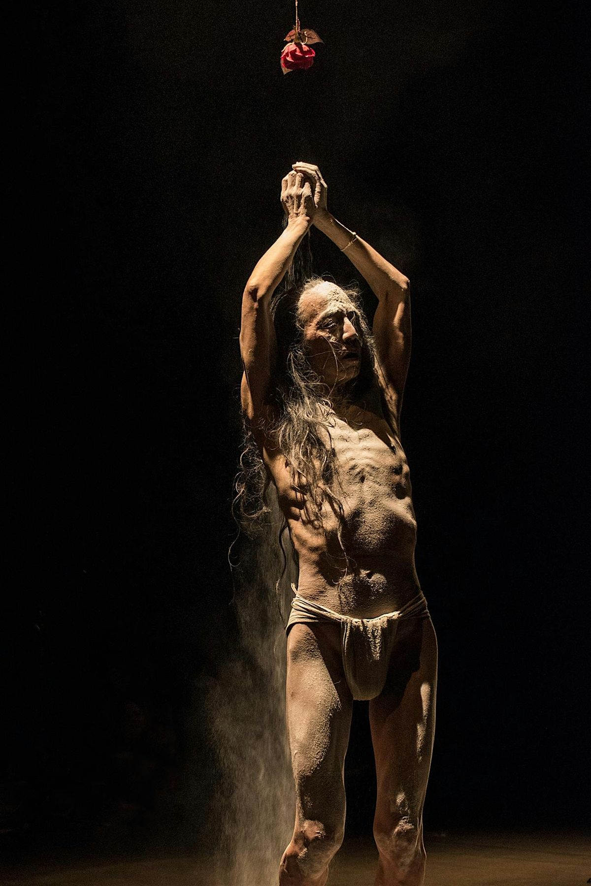 HANA, a Butoh solo performance by Atsushi Takenouchi