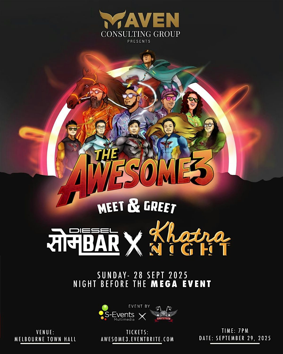Meet & Greet with Awesome 3 artists