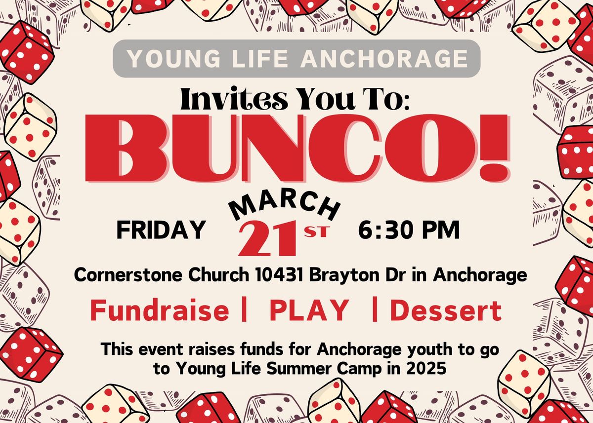 Anchorage Young Life Bunco 2025! 