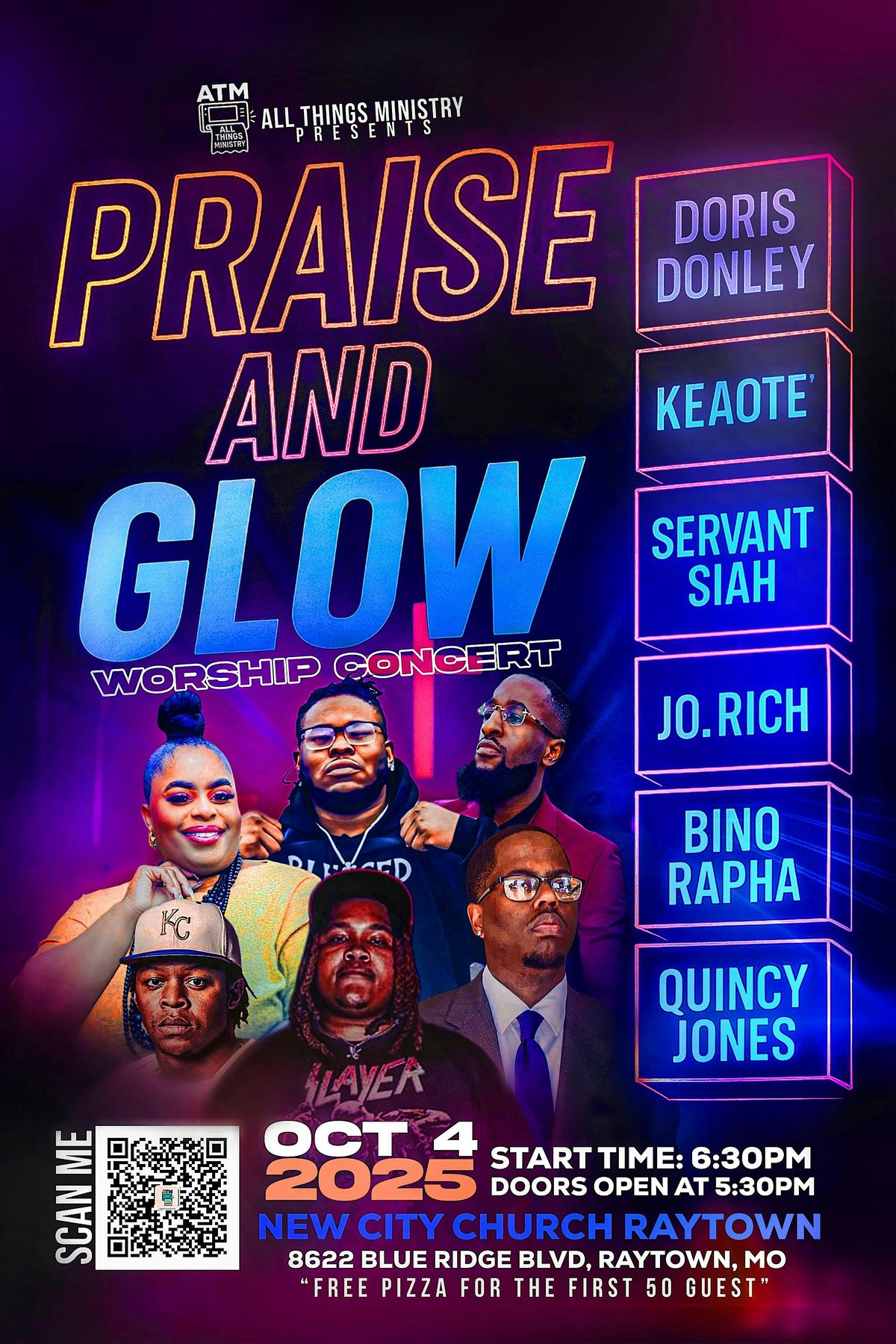 Praise & Glow at the Revival Room