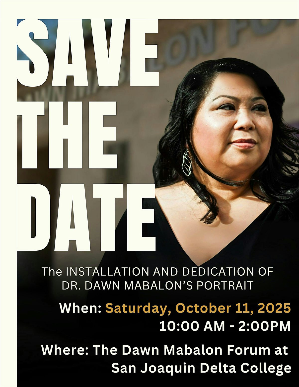 The Dedication of Dr. Dawn Mabalon\u2019s Portrait
