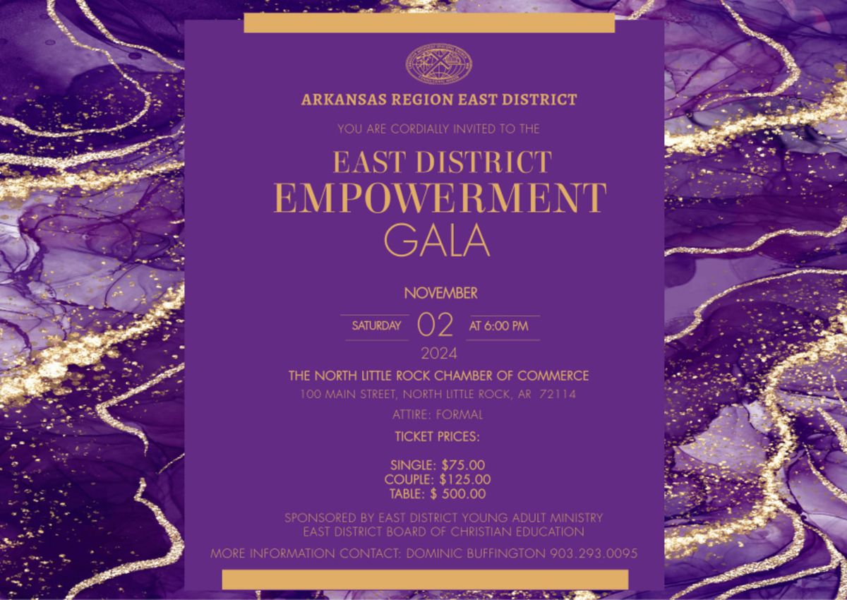 Arkansas Region East District Empowerment Gala