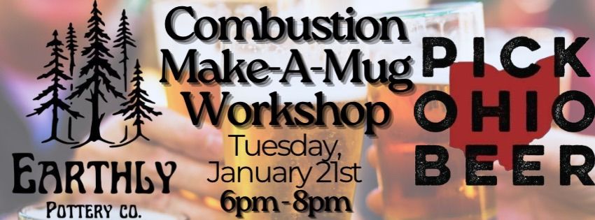 Make-A-Mug Workshop at Combustion Brewery 1\/21