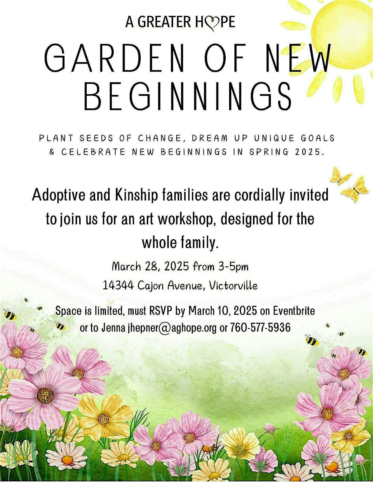 Garden of New Beginnings - Art Workshop for Adoptive & Kinship Families