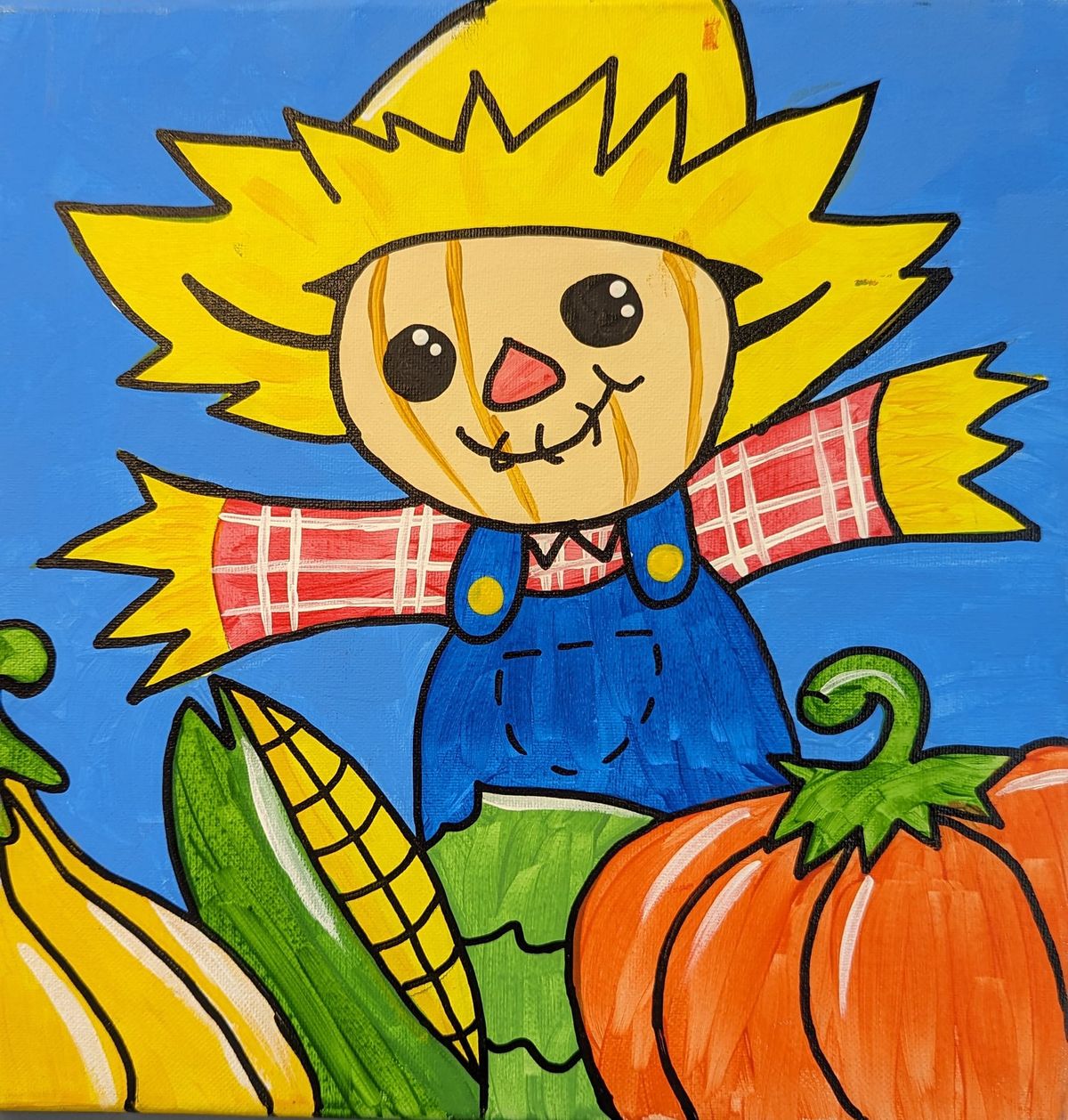 Scarecrow Kids Canvas