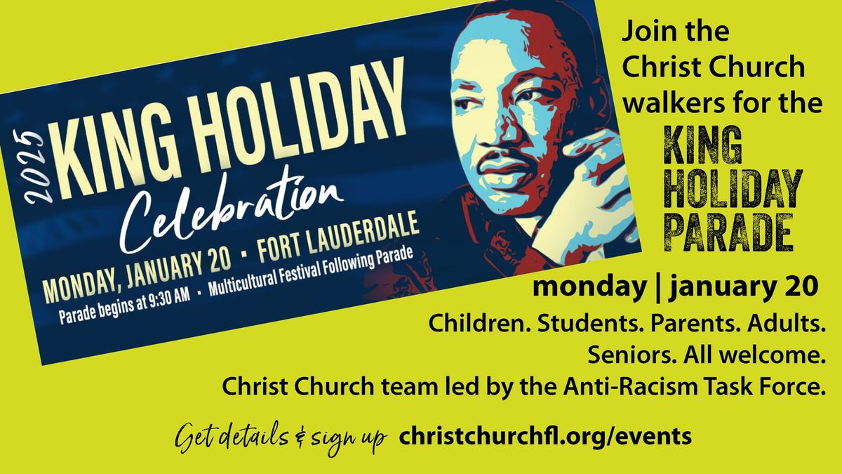 Walk with us in the Fort Lauderdale King parade