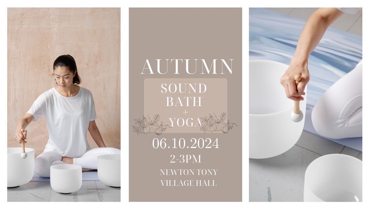 Autumn Sound Bath and Relaxing Yoga Workshop 