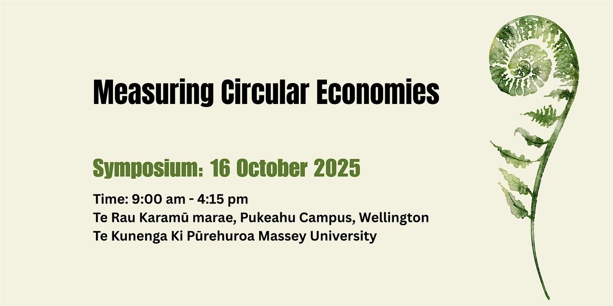 Measuring Circular Economies Symposium