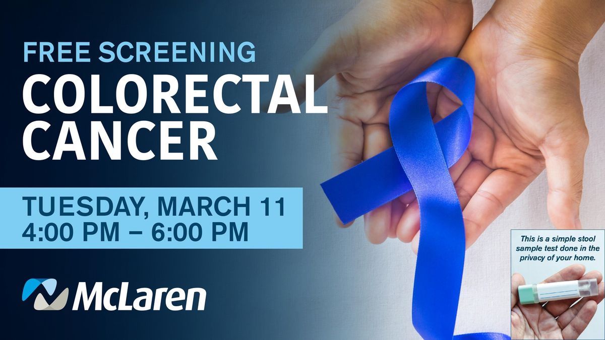 Free Colorectal Cancer Screening