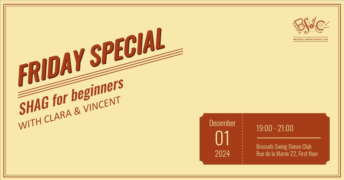 Friday Specials: Shag with Clara and Vincent