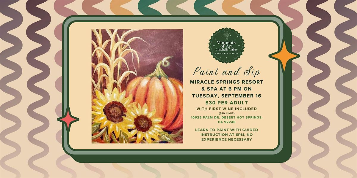 Autumn\u2019s Golden Bounty Paint and Sip