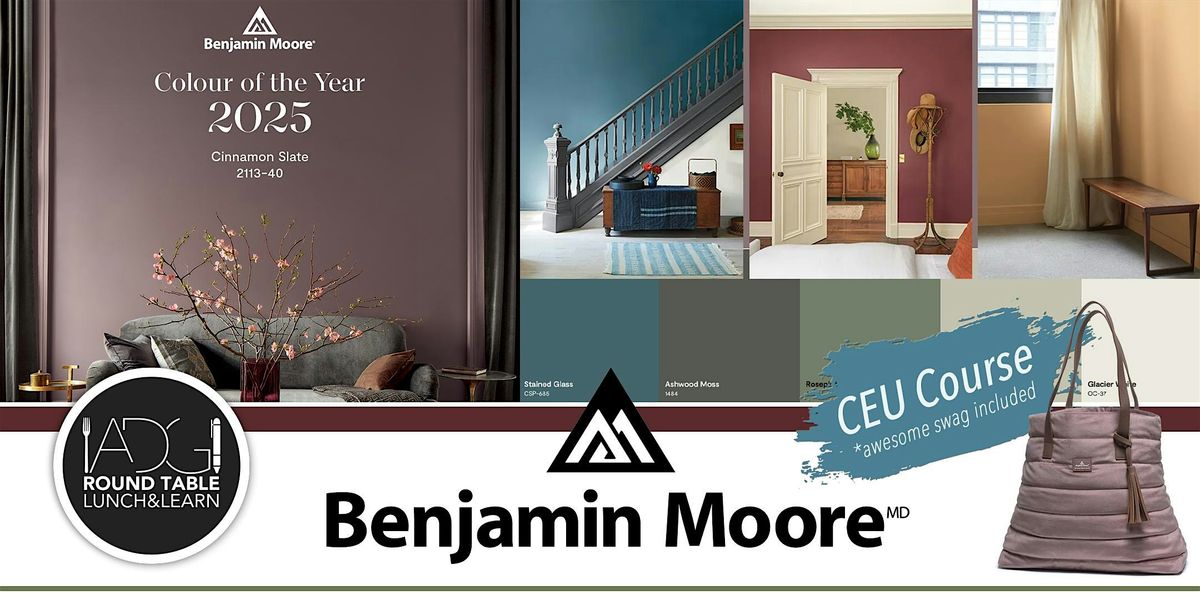 ADG Lunch & Learn: Benjamin Moore Color Trends 2025 (CEU)