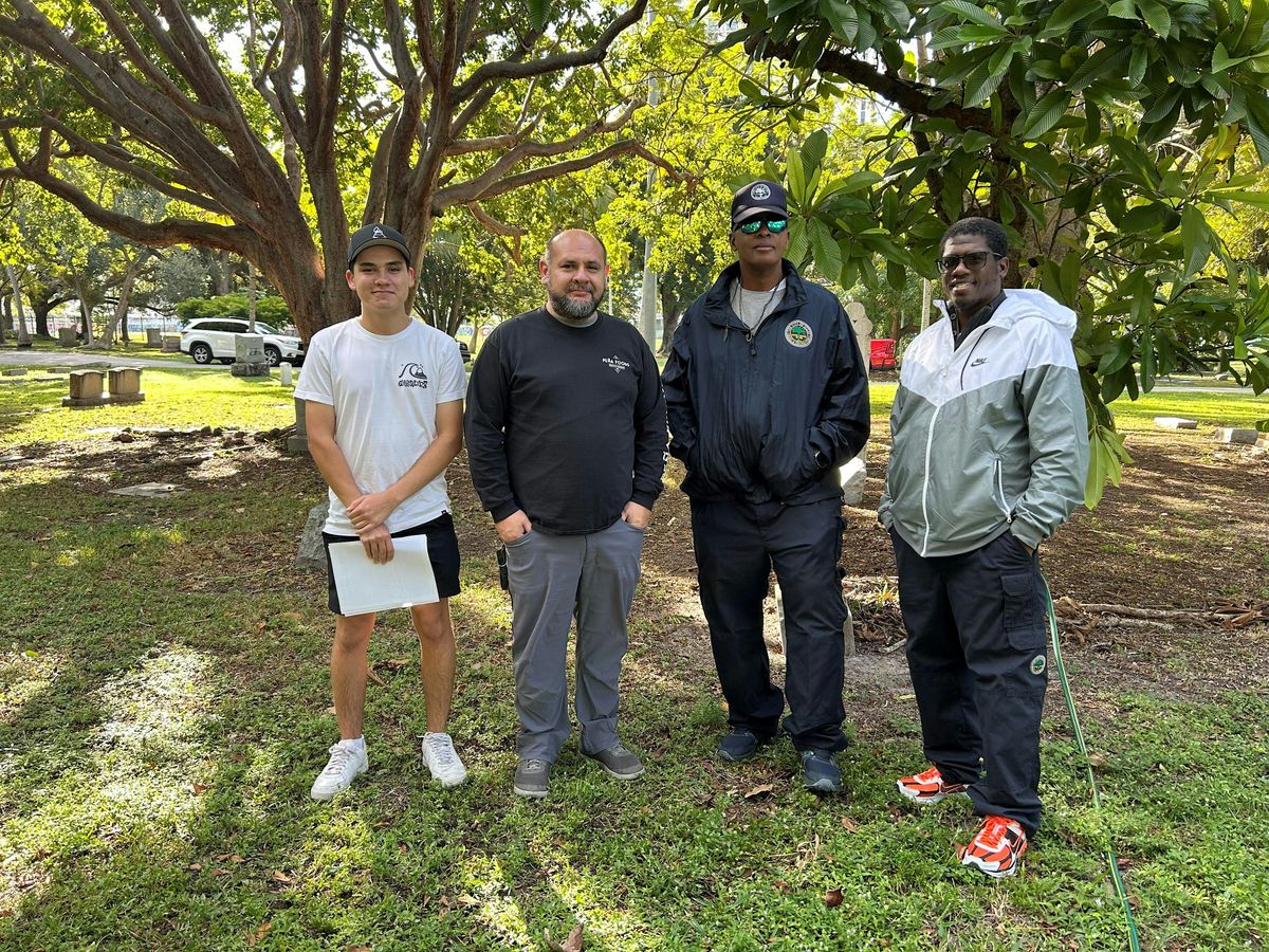 Historic Miami City Cemetery Clean Up