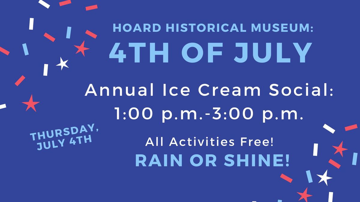 4th of July Ice Cream Social