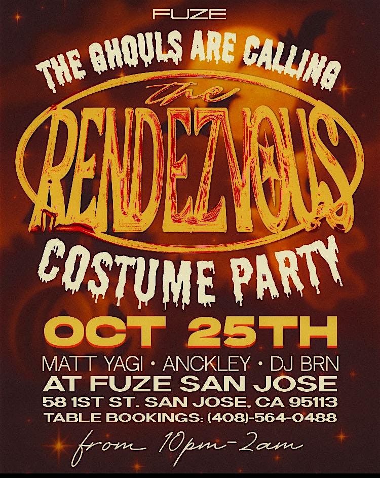 SATURDAY OCTOBER 25TH RENDEZVOUS MATT YAGI-ANCKLEY-DJ BRN