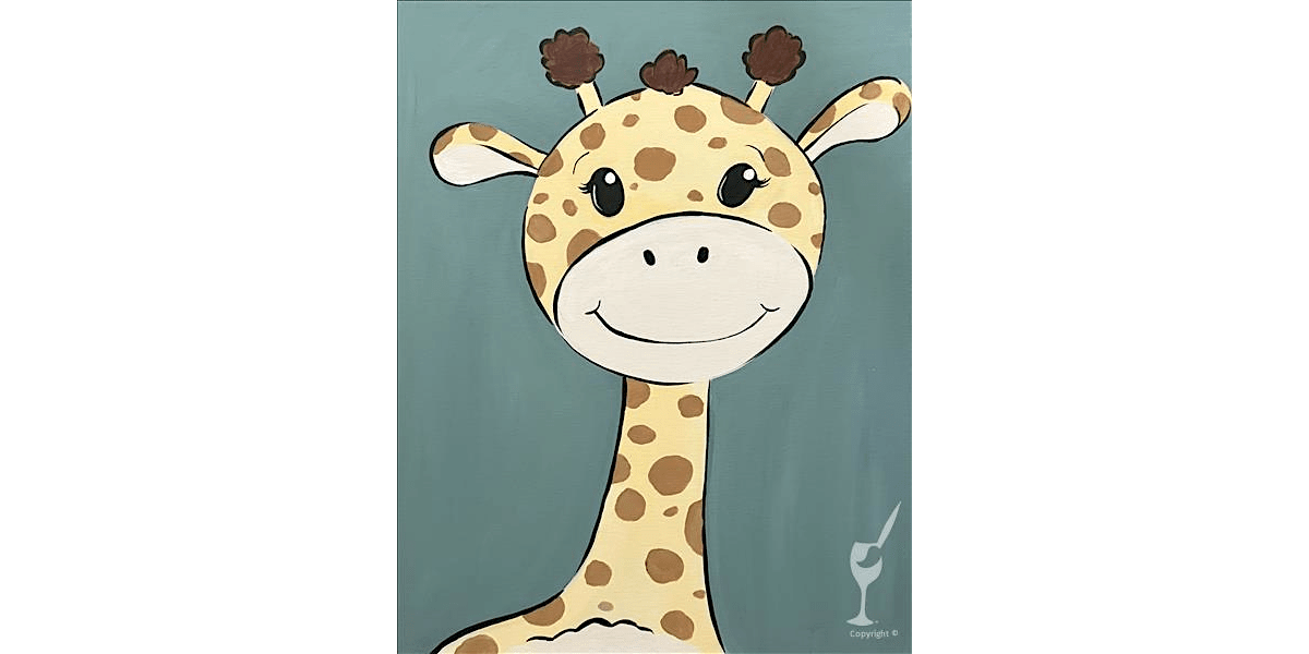 Adorable Giraffe - Paint and Sip in Houston | Classpop!\u2122