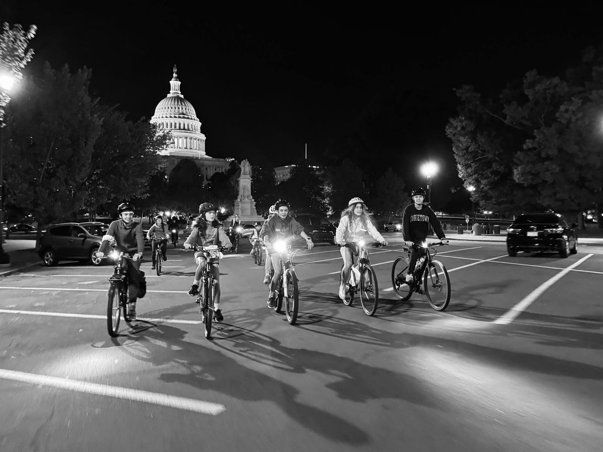 Hill Family Biking: Monuments After Dark Adults-Only Ride