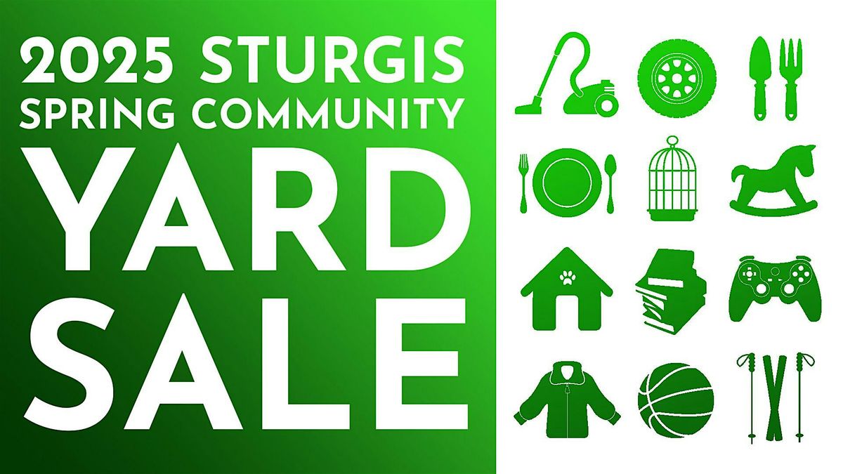 2025 Sturgis Spring Community Yard Sale Registration