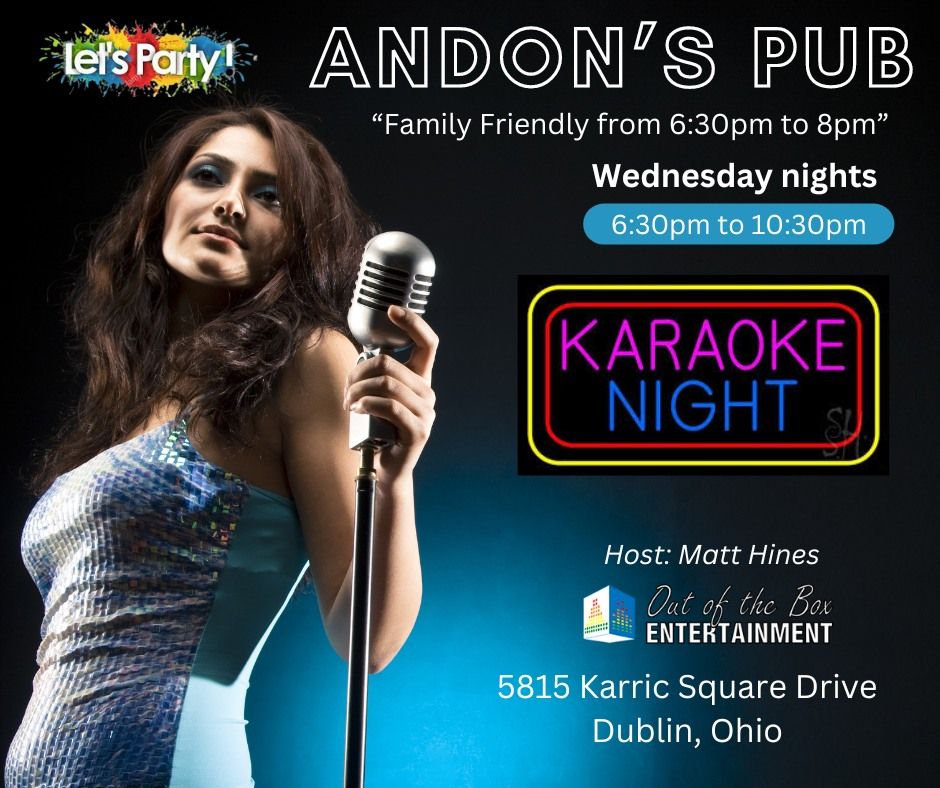 Wednesday Night Karaoke at Andon's Pub