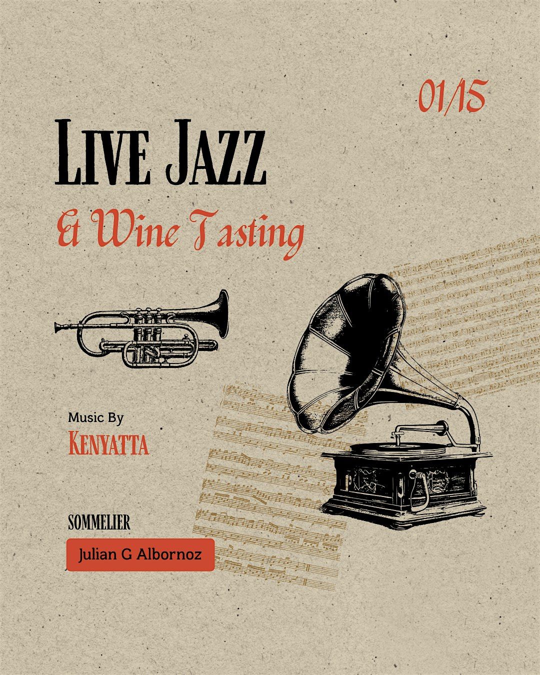 Live Jazz & Wine Tasting