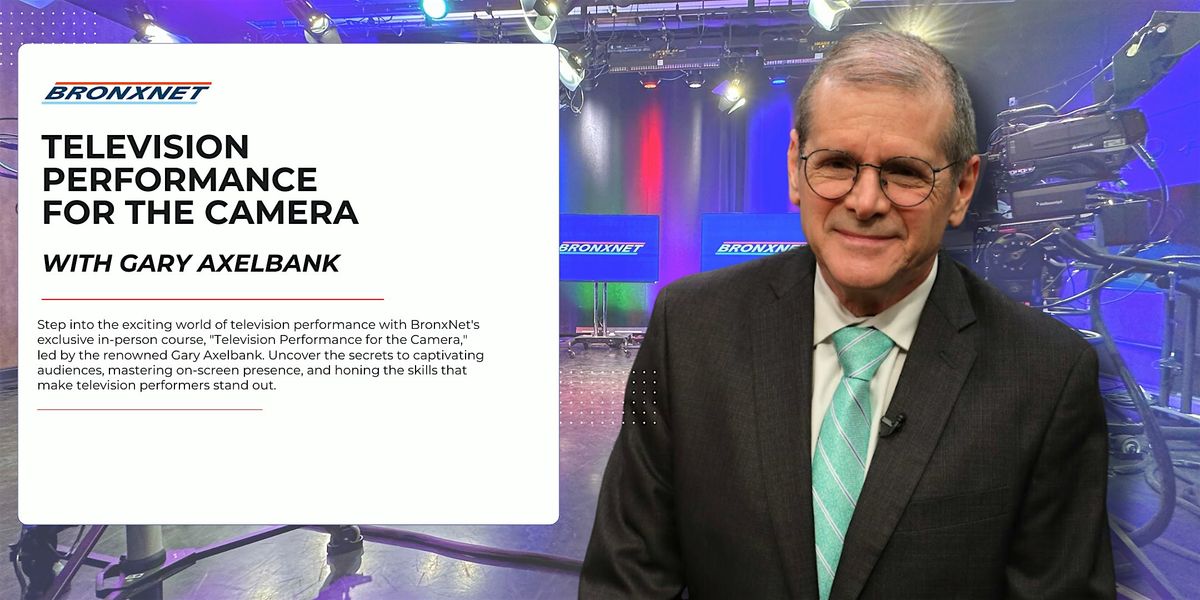 Television Performance for the Camera (8 Sessions)