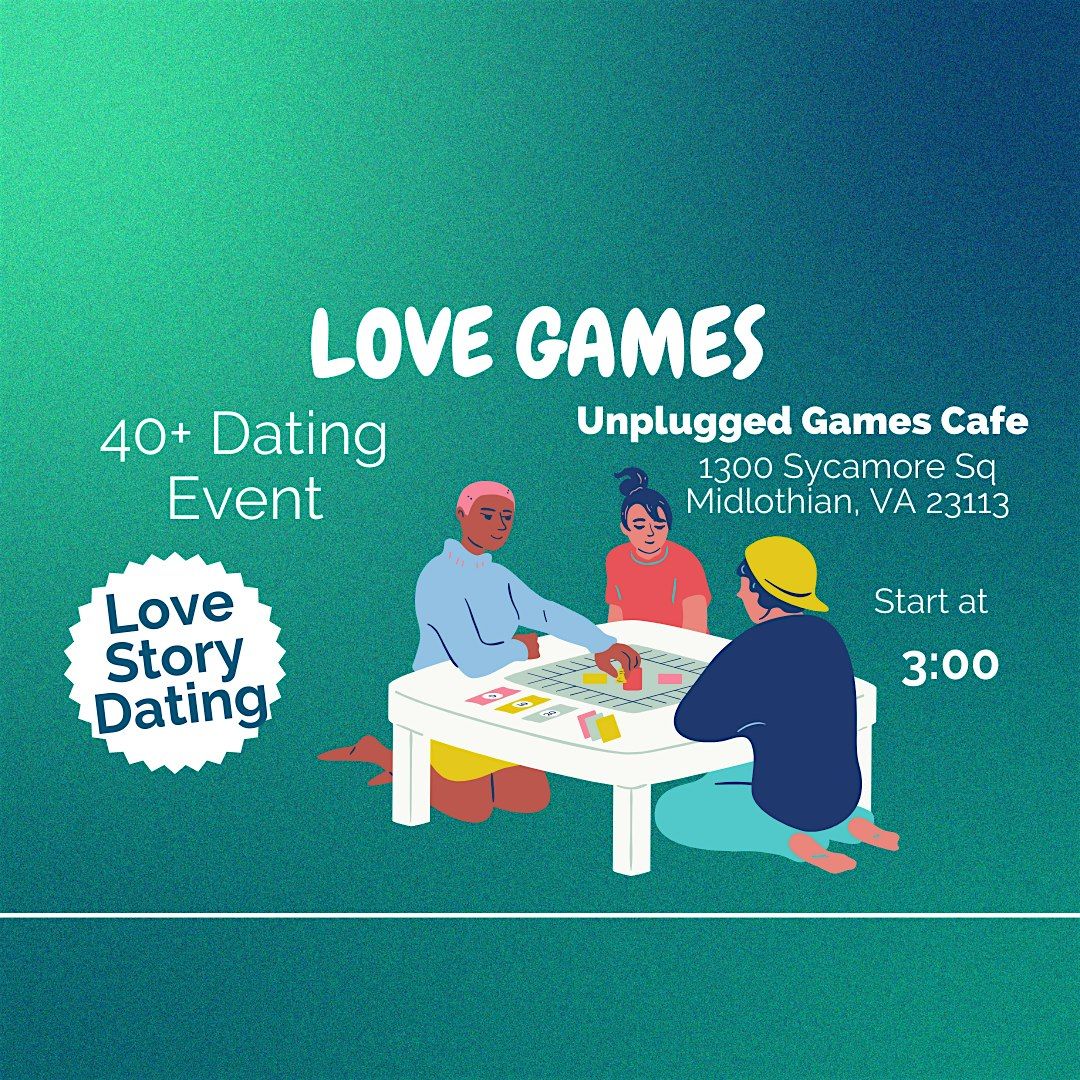 KINDLE! - DATING EVENT SINGLES 40+ - BOARD GAMES  in Richmond, VA USA