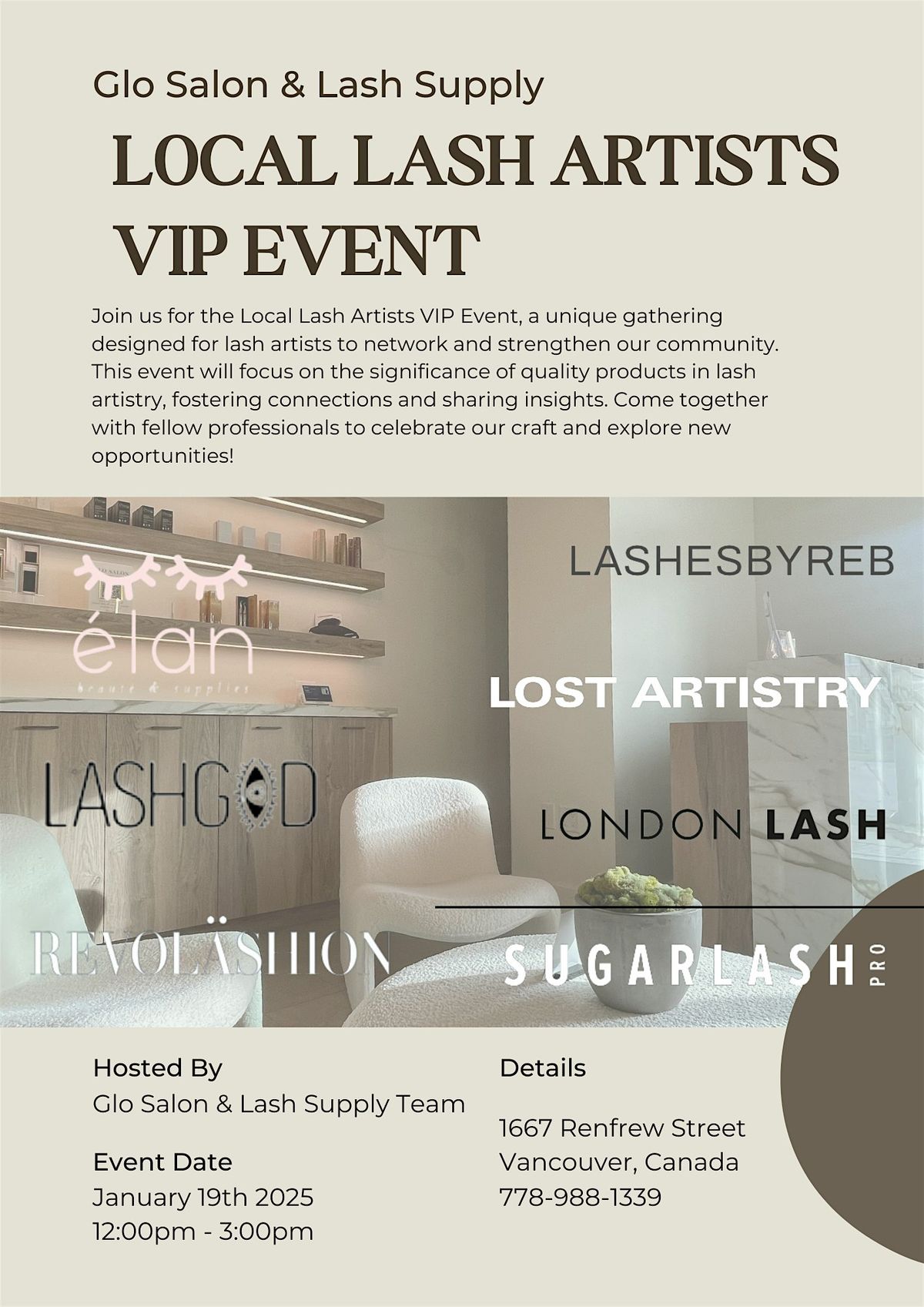 Local Lash Artists VIP Event