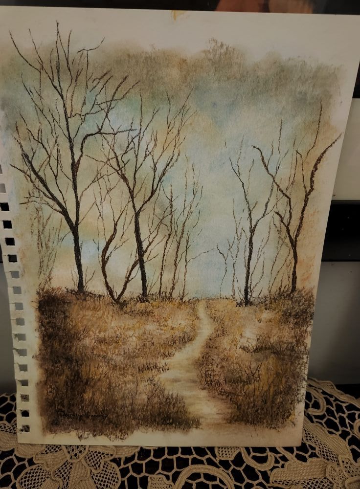 Winter's Walk Pastel Art Class