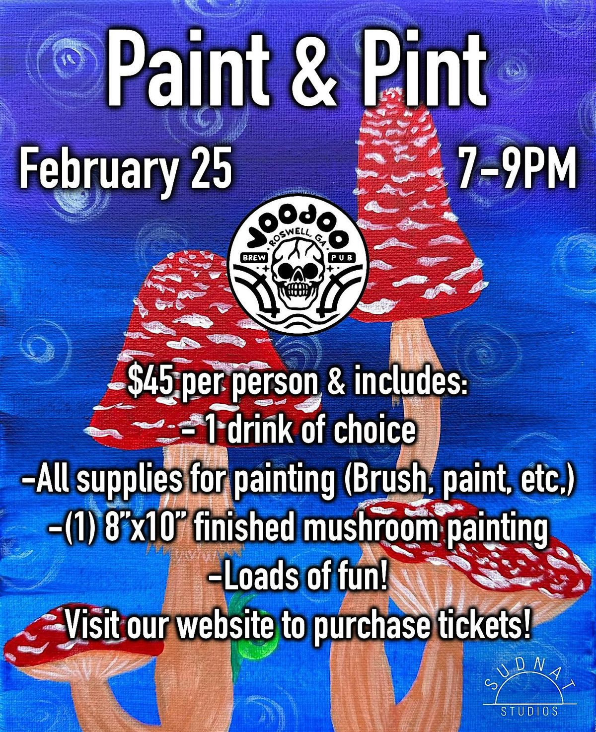 Paint & Pint @ VooDoo Brewing Roswell