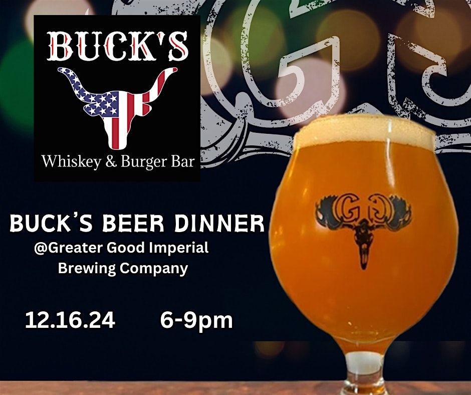 Buck's Beer Dinner