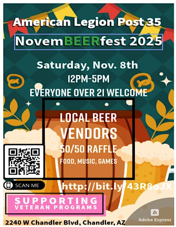 American Legion Post 35 NovemBEERfest 2025
